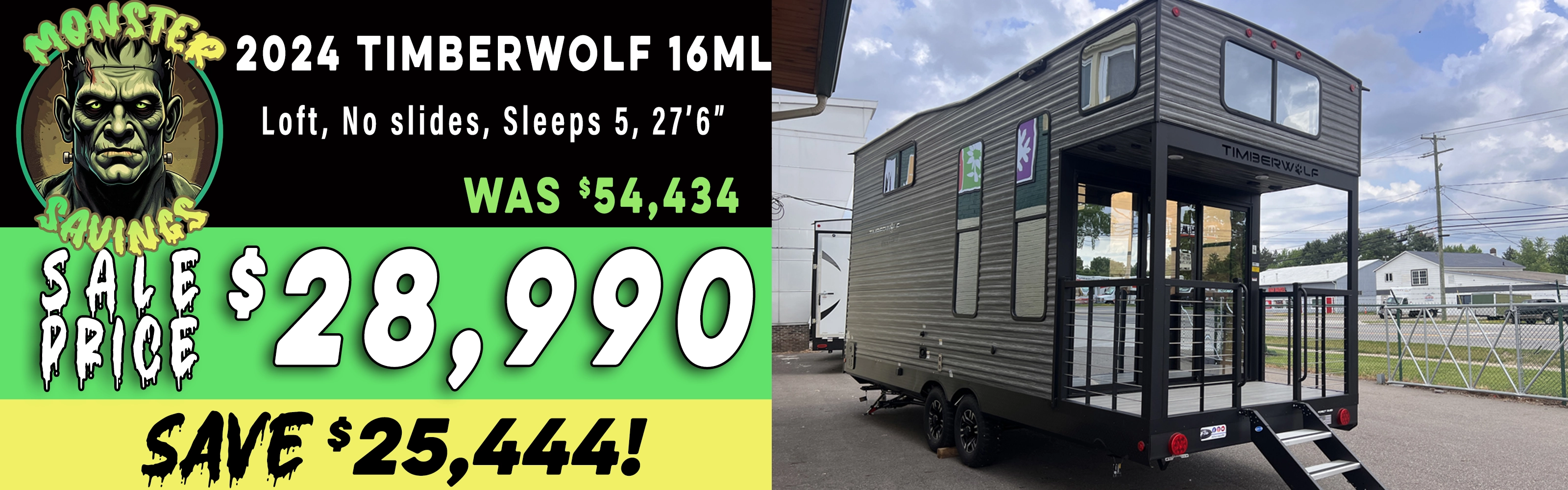 Timberwolf 16ML Destination Camper with Lofts